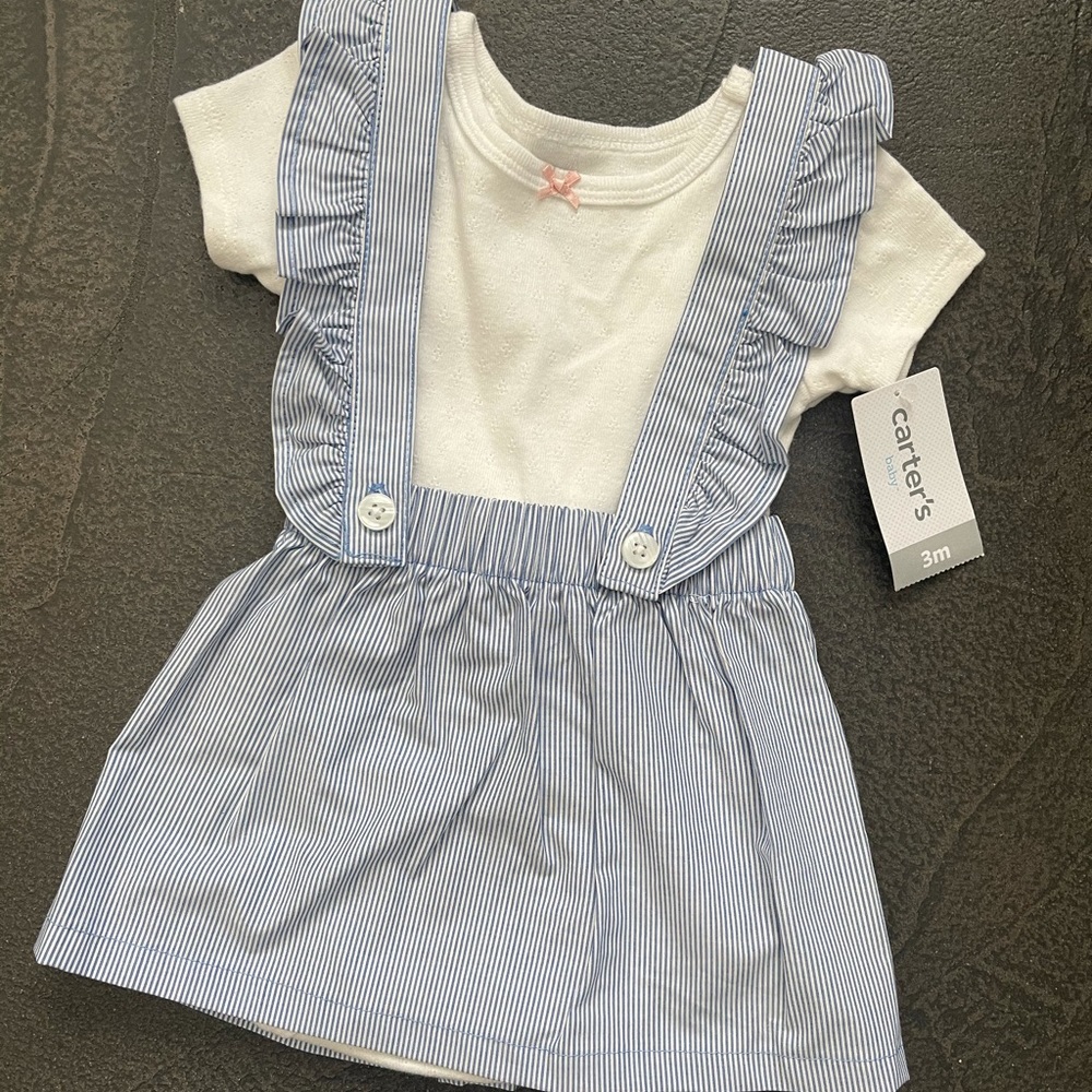 Carter’s dress with onesie